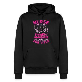 Hospital Nurse Sayings Nursing Funny Nurse - Männer Premium Bio Hoodie - Schwarz - Vorne - Nico (187cm)