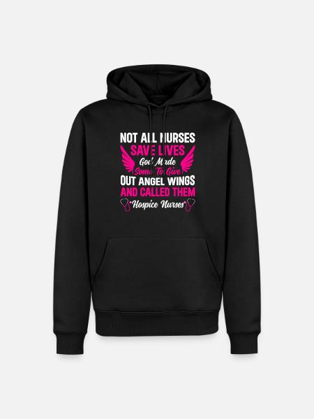 Nursing Nurse Hospice Nurses - Men’s Premium Organic Hoodie - black