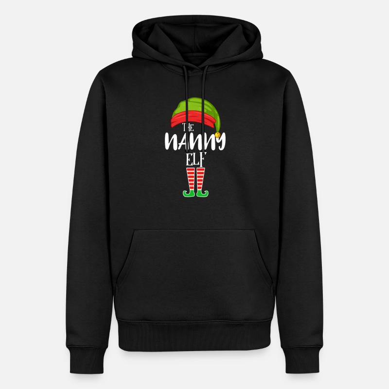 die Kindermädchen Elf - Männer Premium Bio Hoodie - Schwarz