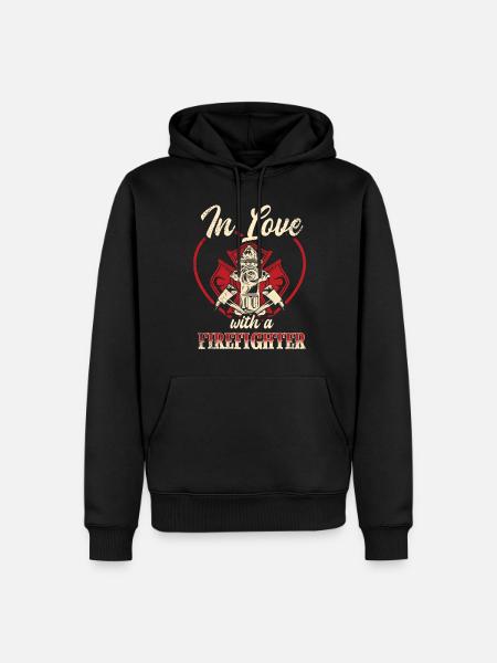 Firefighter Fire Crews ́ - Men’s Premium Organic Hoodie - black