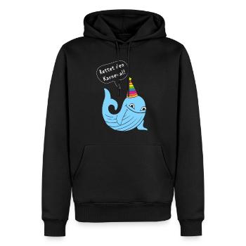 Karneval Fasching Konfetti Karnewal Kostümersatz - Männer Premium Bio Hoodie - Schwarz - Vorne - Nico (187cm)