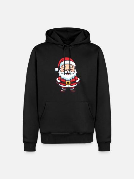 Santa Claus Santa Christmas - Men’s Premium Organic Hoodie - black