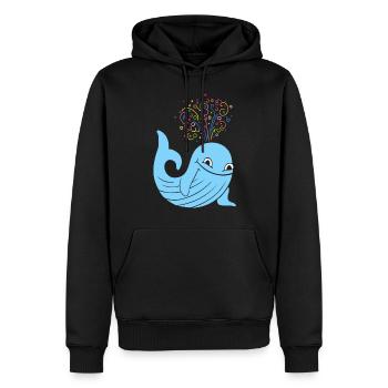 Karneval Konfetti Kostümersatz Fastelovend - Männer Premium Bio Hoodie - Schwarz - Vorne - Nico (187cm)
