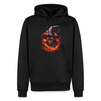 Kimono Japonais Beau Japon - Sweat à capuche Premium bio Homme - noir - Devant - Nico (187cm)