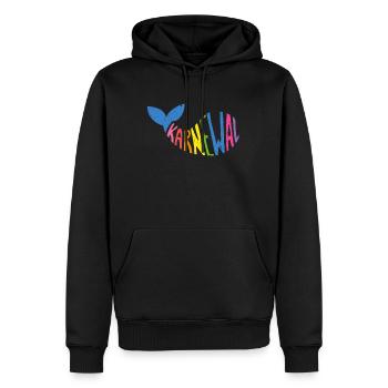 Karnewal Karneval Fasching Konfetti Fastelovend - Männer Premium Bio Hoodie - Schwarz - Vorne - Nico (187cm)