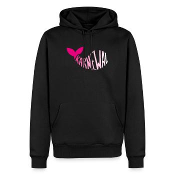 Karnewal Karneval Fasching Konfetti Weiberfasnacht - Männer Premium Bio Hoodie - Schwarz - Vorne - Nico (187cm)