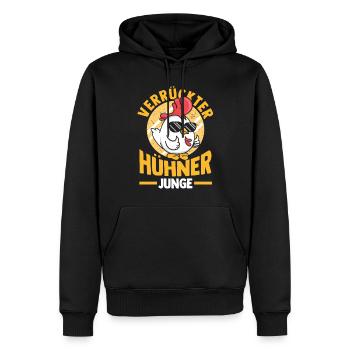 Huhn Hühnerstall Bauernhof Bauer Landwirt Hühner - Männer Premium Bio Hoodie - Schwarz - Vorne - Nico (187cm)