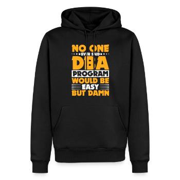 Director of Business Administration Profession - Men’s Premium Organic Hoodie - black - Front - Nico (187cm)