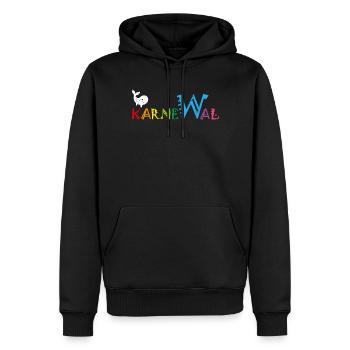 Carnaval Carnaval Confettis Costume Remplacement Jecken - Sweat à capuche Premium bio Homme - noir - Devant - Nico (187cm)