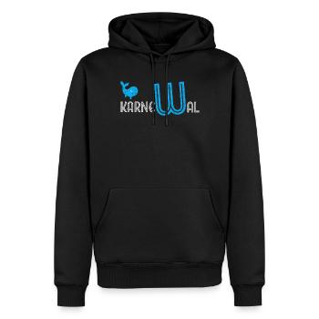 Carnaval de Cologne Carnaval Confettis 5ème Saison - Sweat à capuche Premium bio Homme - noir - Devant - Nico (187cm)