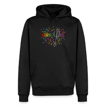 Karneval Fasching Konfetti Fasnacht Fastelovend - Männer Premium Bio Hoodie - Schwarz - Vorne - Nico (187cm)