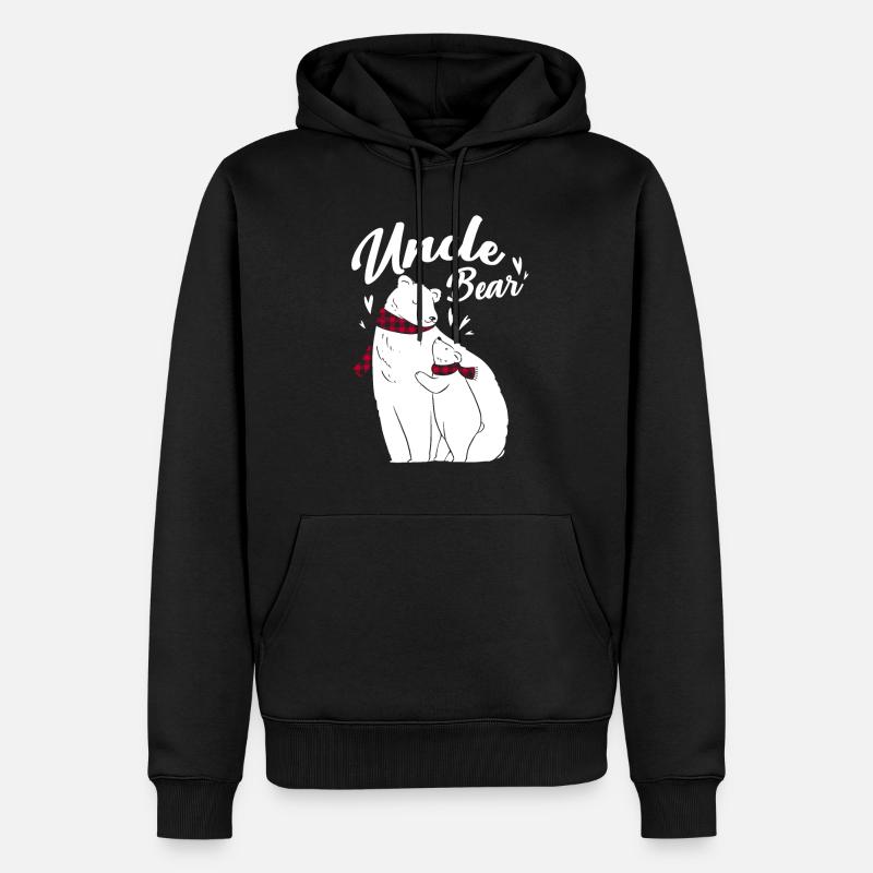 Baby Bear - Männer Premium Bio Hoodie - Schwarz