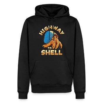 Meerestier Meeresfrüchte Muscheln Einsiedlerkrebs - Männer Premium Bio Hoodie - Schwarz - Vorne - Nico (187cm)