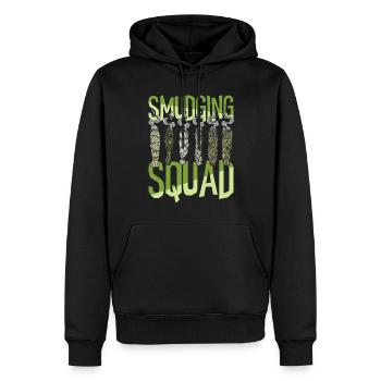Smudging Apartment Fumigation Smudging Squad - Men’s Premium Organic Hoodie - black - Front - Nico (187cm)
