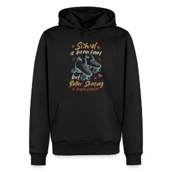Roller Skating Kids Roller Skates Roller Skater Ki - Männer Premium Bio Hoodie - Schwarz - Vorne - Nico (187cm)