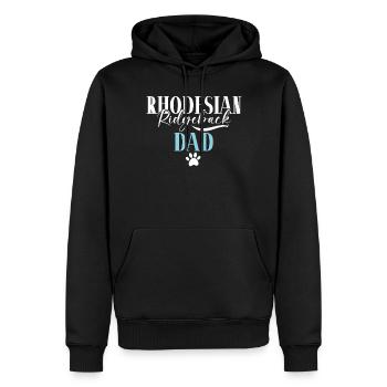 Cadeaux Rhodesian Ridgeback - Sweat à capuche Premium bio Homme - noir - Devant - Nico (187cm)