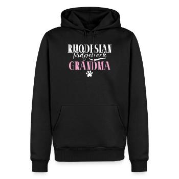 Cadeaux Rhodesian Ridgeback - Sweat à capuche Premium bio Homme - noir - Devant - Nico (187cm)