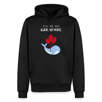 Karnewal Karneval Fasching Fasnacht Konfetti - Männer Premium Bio Hoodie - Schwarz - Vorne - Nico (187cm)