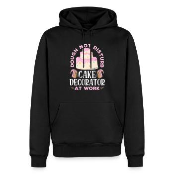 Cupcake-künstler Backt - Männer Premium Bio Hoodie - Schwarz - Vorne - Nico (187cm)