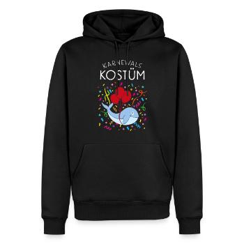 Karnewal Karneval Fasching Konfetti Kostümersatz - Männer Premium Bio Hoodie - Schwarz - Vorne - Nico (187cm)