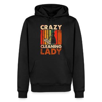 Housekeeping Week Geschenke Reinigungsliebhaber - Männer Premium Bio Hoodie - Schwarz - Vorne - Nico (187cm)