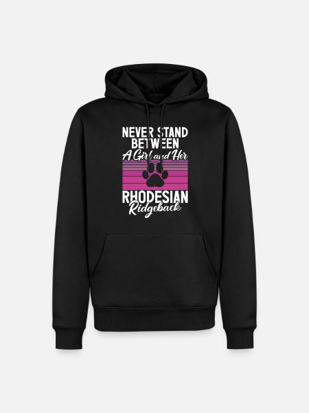 Rhodesian Ridgeback Gifts - Men’s Premium Organic Hoodie - black