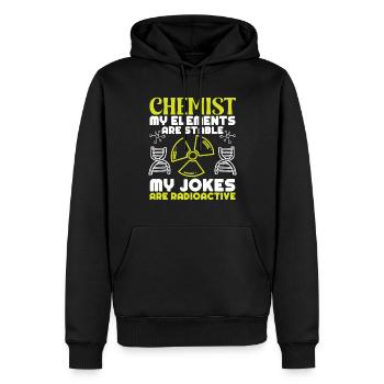 Chemiker My Elements Are Stable Chemie Chemikant - Männer Premium Bio Hoodie - Schwarz - Vorne - Nico (187cm)