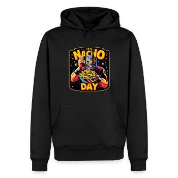 Mexikanischer Wrestling-ringer Lucha Libre Nacho - Männer Premium Bio Hoodie - Schwarz - Vorne - Nico (187cm)