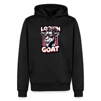 Bauernhof Tier Tier Landwirt Ziegenliebhaber - Männer Premium Bio Hoodie - Schwarz - Vorne - Nico (187cm)