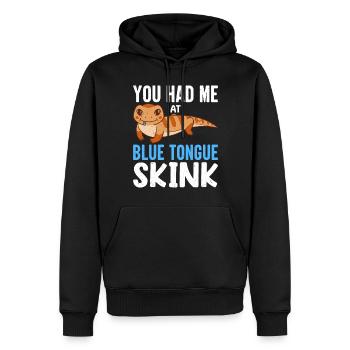 Eidechsensammler Reptilienliebhaber - Männer Premium Bio Hoodie - Schwarz - Vorne - Nico (187cm)