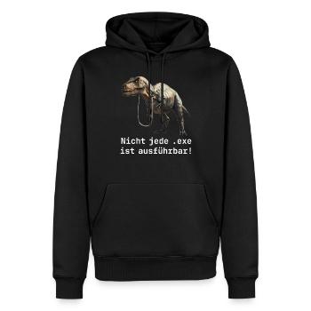 Programmierer Spruch Informatik Computer Geek - Männer Premium Bio Hoodie - Schwarz - Vorne - Nico (187cm)