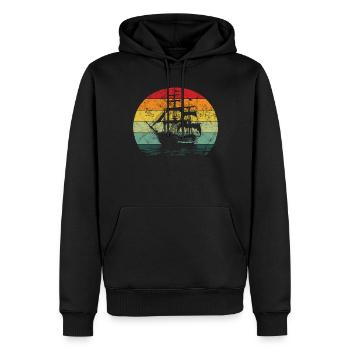 Sea Shanty Design Für Lieben Beim Singen Von - Männer Premium Bio Hoodie - Schwarz - Vorne - Nico (187cm)