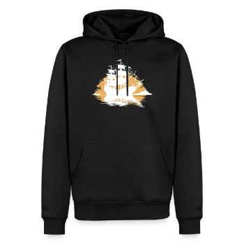 Sea Shanty Design Für Lieben Beim Singen Von - Männer Premium Bio Hoodie - Schwarz - Vorne - Nico (187cm)