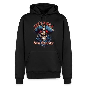 Song Sea Shanty Design Für Lieben Singen Boots - Männer Premium Bio Hoodie - Schwarz - Vorne - Nico (187cm)