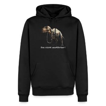 Cybersecurity IT-Sicherheit Computer Techniker - Männer Premium Bio Hoodie - Schwarz - Vorne - Nico (187cm)