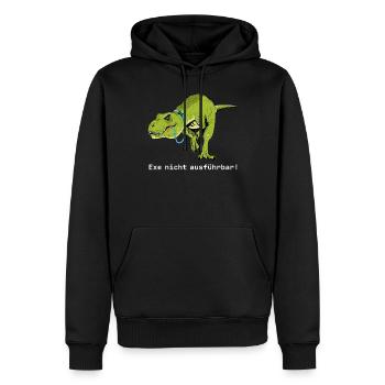 Cybersecurity IT-Sicherheit Computer Techniker - Männer Premium Bio Hoodie - Schwarz - Vorne - Nico (187cm)