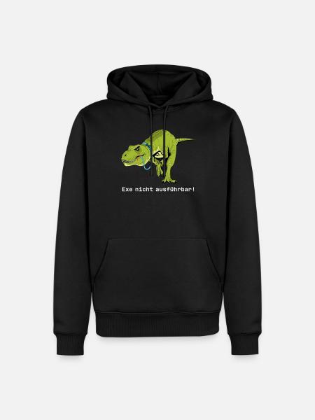 Cybersecurity IT-Sicherheit Computer Techniker - Männer Premium Bio Hoodie - Schwarz