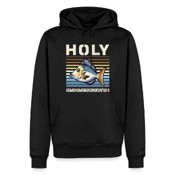 Humuhumunukunukuapua'a Hawaiianischer - Männer Premium Bio Hoodie - Schwarz - Vorne - Nico (187cm)
