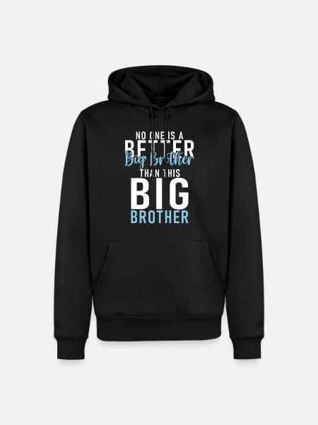 Big Brother Gift - Men’s Premium Organic Hoodie - black