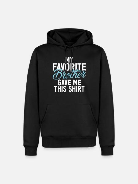 Brother Gifts - Men’s Premium Organic Hoodie - black