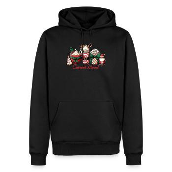 Current Mood - Funny Women's Christmas Coffee - Men’s Premium Organic Hoodie - black - Front - Nico (187cm)