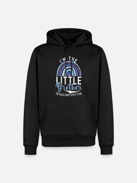 Cadeaux Petit Frère - Sweat à capuche Premium bio Homme - noir
