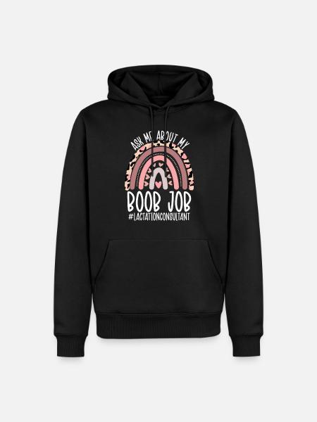 Lactation Consultant Mama Breastfeeding Lactation - Men’s Premium Organic Hoodie - black