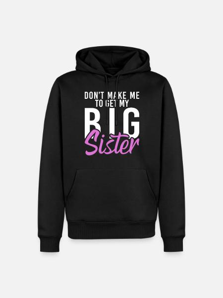 Little Brother Gifts - Men’s Premium Organic Hoodie - black