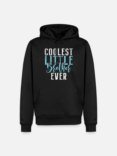 Cadeaux Petit Frère - Sweat à capuche Premium bio Homme - noir