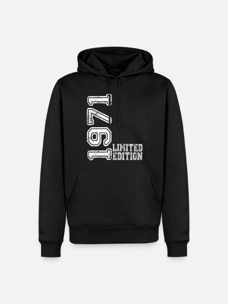 Limited Edition 1971 - Men’s Premium Organic Hoodie - black