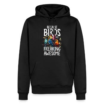 Verdammt toller Vogelhalter Lustiger Vogelbeobachtungsvogel - Männer Premium Bio Hoodie - Schwarz - Vorne - Nico (187cm)