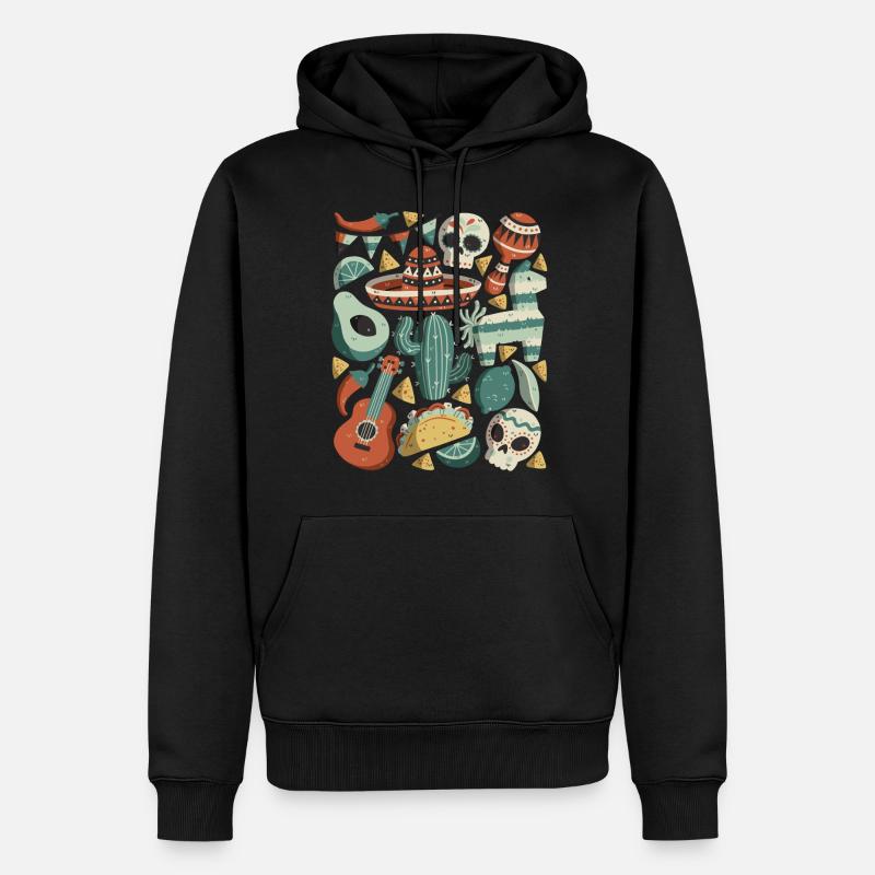 Cinco de Mayo - Männer Premium Bio Hoodie - Schwarz
