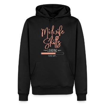 Nurse Midwife Birth Worker Student - Men’s Premium Organic Hoodie - black - Front - Nico (187cm)