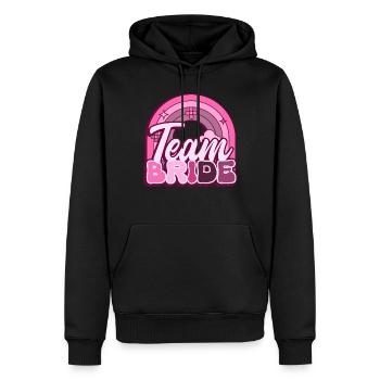 Groovy Braut Bachelorette Brautparty - Männer Premium Bio Hoodie - Schwarz - Vorne - Nico (187cm)